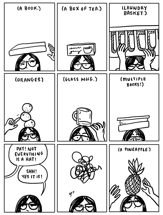 Pat's hats!